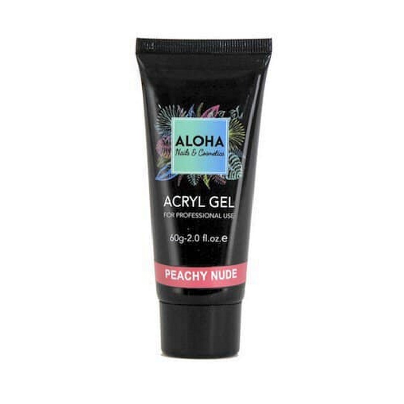 Aloha Acryl Gel UV/LED 60 gr – Peachy Nude (Φυσικό ροδακινί)