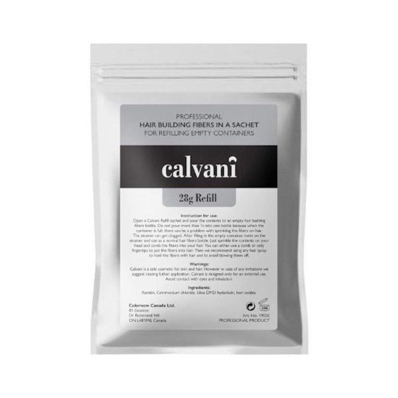 Calvani Hair Building Fibers Refill Pack 28gr