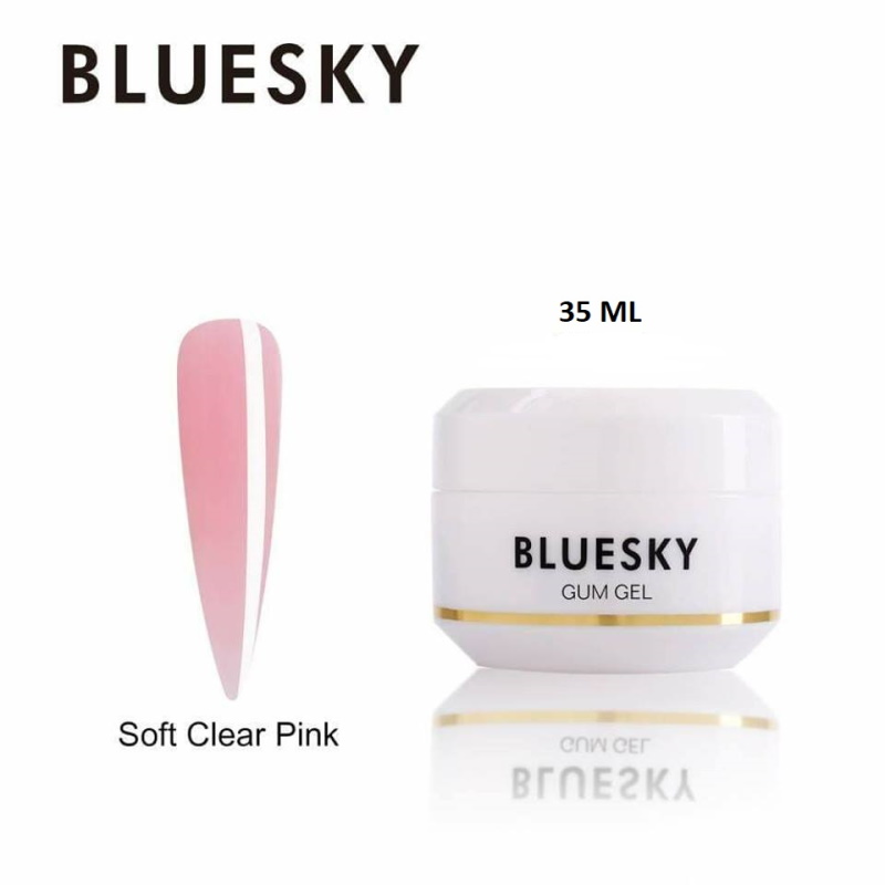Bluesky Gum Gel Soft Clear Pink 35gr (acrygel)
